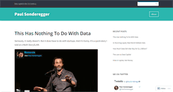 Desktop Screenshot of paulsonderegger.com